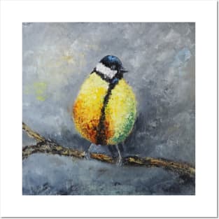 Great Tit Bird Posters and Art